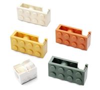 4 rotoli di nastro adesivo, dispenser di strisce adesive, Tesa per tagliare rapidamente, ufficio, scuola, negozi di fiori