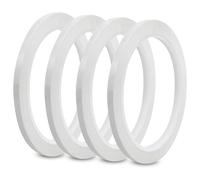 4 rotoli di nastro resistente al calore, nastro di trasferimento per vinile, 10 mm x 33 m, nastro ad alta temperatura, forte adesione senza residui, nastro per trasferimento di calore per stampa a