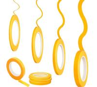 4 Rotoli Nastro Fine Line, di Nastro Sottile per Mascheratura Fineline, 2/3/6/10mm x 66m,Pittori Automobilistici Linee Sottili Nastro,per Auto Artigianato e Arti Fai da Te Decorazione Scuola Ufficio