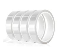 4 Rotoli Nastro Termico Trasparente 20Mm X 33M (108Ft) Per Htv Nastro Elettrico