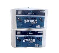 4 rotoloni asciuga tutto Super Strong 800 bobina 800 strappi 2 veli micro incollati conteggio fogli : 1600