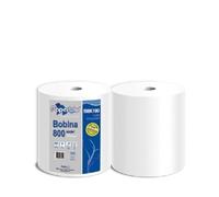4 rotoloni asciugatutto paperblu super1000 bobina 800 strappi 2 veli micro incollati CF CARTA