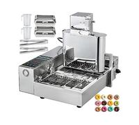 4 Rows Elettrico Ciambella Waffle Maker Completamente Automatico Crepe Panino Friggitrice Macchina Da Cucina Apparecchio di Cottura Commerciale Per uso fai da te