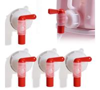 4 rubinetti di scarico DIN61, rubinetto dosatore DIN61, rubinetto, 61 mm, soluzione nutriente per piante da giardino, rubinetto di scarico durevole per dosare, riempimento per tanica da 15 - 60 litri