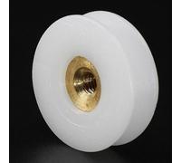 4 rulli di ricambio per porta della doccia scanalati da 22 mm, 8 pezzi, per requisiti standard di spessore della porta in vetro da 3 mm e 6 mm (4 pezzi)