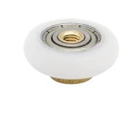 4 rulli for porta doccia, puleggia for porta scorrevole in vetro, ruote for porta scorrevole, rulli for accessori da bagno, 20-27 mm(20mm)