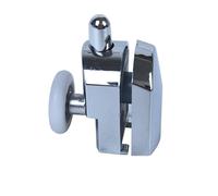 4 rulli for porta doccia, rotelle for porta scorrevole del bagno, rulli for porta doccia a una sola corsa da 23 mm e 25 mm.(25 upper part small)