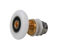 4 rulli for porte scorrevoli in vetro for doccia, 20/23/25/27 mm, pulegge eccentriche for porte scorrevoli for bagno e armadietti.(20mm)