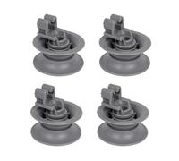 4 rulli superiori per lavastoviglie a clip, compatibili con Bosch 00611475, risolve il rumore e i problemi di chiusura delle porte, parti di riparazione facili da installare