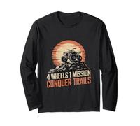 4 Ruote 1 Mission Conquer Trails ATV Quad Equitazione Maglia a Manica