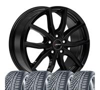 4 Ruote complete invernale per Audi A3 6x16 Vidron SW 205/55 R16 91H Continental