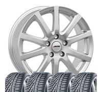 4 Ruote complete invernale per Audi Q5 7x17 Skandic SIL 235/65 R17 108V Hankook