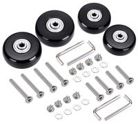 4 ruote da 50 x 18 mm per valigie rigide Samsonite, cuscinetti a sfera di ricambio per carrello di riparazione