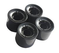 4 Ruote da Skateboard per Tavola Lunga 60X45 Mm, Nere S2K89149