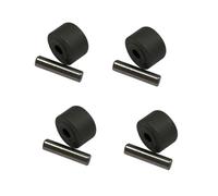 4 ruote di ricambio for Xiaomi Dreame H12 / H12 PRO / H12 Pro Plus lavapavimenti testine motorizzate albero piccolo