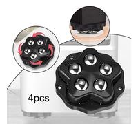 4 ruote girevoli autoadesive girevoli a 360° per lo spostamento di bidoni