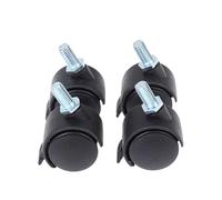 4 ruote girevoli per sedie da 30 mm con freno, sostituzione silenziosa del carrello per mobili, ruota girevole per protezione(A2)