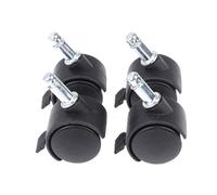 4 ruote girevoli per sedie da 30 mm con freno, sostituzione silenziosa del carrello per mobili, ruota girevole per protezione(A4)