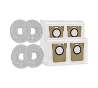 4 sacchetti antipolvere 4 pastiglie mop in microfibra per robot aspirapolvere Xi