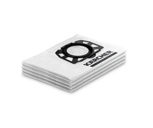 4 sacchetti filtro in vello originali per aspiratori bidoni WD2 WD3 KARCHER