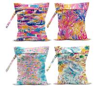 4 sacchetti impermeabili da viaggio per costume da bagno da spiaggia e oceano, per vacanze estive, riutilizzabili, da palestra, regali per gli amanti della spiaggia per gli amici