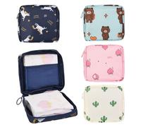 4 sacchetti mestruali, sacchetti per assorbenti igienici, sacchetto Samll per mestruazione, borsa per mestruazione, porta tamponi per borse, organizer per tamponi, borse per il periodo di cura