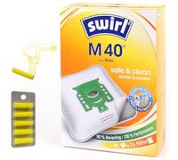 4 Sacchetti per aspirapolvere + 5 Profumati Per Miele S 2 - Serie, S 2110... 2111, S 2120... 2121, S 2130... 2131, S 2180... 2181, S 400 i ... 499 i Serie, Compatibile con Swirl M40, M 40