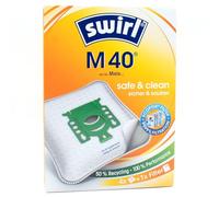 4 Sacchetti per aspirapolvere compatibile con Miele Classic C1 Serie, Classic C1 Special EcoLine, Classic C1 Special PowerLine, Clean Care, Clean Control 5000 | compatibile con Swirl M40 - M 40