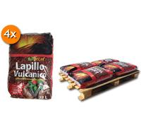4 Sacchi da 33LT Lapillo Vulcanico Rosso Naturale Granulato 10-18mm Pacciamatura