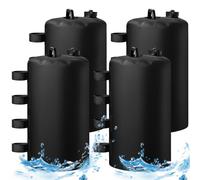 4 Sacchi di Pesi per Gazebo, 80 kg（20 L*4）, 4 Pezzi Borsa per pesi per acqua, Può contenere acqua o sabbia, Riutilizzabile, Peso Delle Gambe di Gazebo/Tende da Giardino/Tenda Pop-up, 24*45 cm