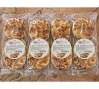 4 Saltimburger 450Gr (4 Pezzi) Pane Artigianale Hamburger Sandwich Farcire Mix XXL