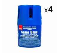 4 SANO AQUA BLUE WC BOWL sapone PULITORE igienico serbatoio acqua WC a lunga ...