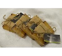 4 saponette realizzate a mano con uva di Malvasia vulcanica da 100 g