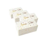 4 scatole di cartone per tronco di Natale 35 x 13 cm