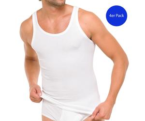4 Schiesser Canottiera Uomo Giacca Sportiva Cotone Base Doppelripp Essential - W