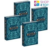 4 SEA KING Bicycle Playing Cards Deck Magic Tricks Poker Games Made In USA New