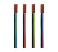 4 segnalibri a nastro colorati pagine a nastro accessori per lettura per amanti dei libri, scrittore, topi di biblioteca, lettori in pelle PU