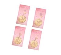 4 segnalibri eleganti in metallo con farfalla, caratterizzati da un intricato design ritagliato per segnare le pagine dei libri, regalo decorativo, clip per libri scavati, poesia da sogno, farfalla