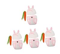 4 Set Abito in Stile Coniglio Bunny Carino Kit Da Servizio Fotografico Neonata Infantile Oggetti Di Scena Per Neonati Per Neonato Outfit Fotografico Neonato Filato