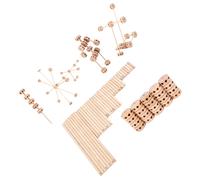 4 Set Da Costruzione In Legno Giocattoli Impilabili Da Te