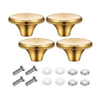 4 set di 4 pomelli per forno olandese in acciaio inossidabile dorato per coperchio per pentola compatibile con Le Creuset, Aldi, Lodge e altri forno olandese in ghisa smaltata