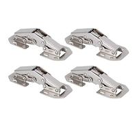 4 set di cerniere for mobili a forma di ponte - Kit di cerniere for porte a chiusura lenta e silenziosa for armadi, cucine e mobili