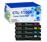 4 set di colori CTL-1100 CTL1100 Cartuccia toner (alta capacità 3000 pagine) compatibile con la stampante per Pantum CP1100DN CP1100DW CM1100DN CM1100DW CM1100ADN CM1100ADW,BKMYC-1 Pack
