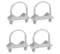 4 Set di Morsetti per Tubi 'Albero 'Antenna con Blocco Ganascia un V e Bull6363