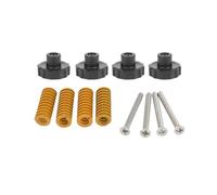 4 set di parti for stampante 3D M3 M4 Kit di livellamento con dado for letto riscaldato, vite a molla, accessori for piattaforma for letto riscaldato for CR-10 Ender 3(M3 Leveling Kit)