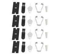 4 Set di Punte di Ricambio per Penna Stilo S per Galaxy Tab S9/S9 Plus/S9 Ultra/S9 FE, 20 Punte Morbide per Stilo (Bianco e grigio)