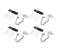 4 Set di Punte per Penna Stilo ABS Durevole per Tab S8, S8 Plus, Installazione Semplice, Punte di Ricambio con Perni, Pinzette, Spazzole