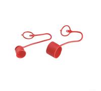 4 set di raccordi idraulici a connessione rapida per Skid Steer Bobcat, 1/4", 3/8", 1/2", raccordi per accoppiatore a faccia piatta, protezione in PVC (1/4)