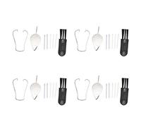 4 Set di Ricariche di Ricambio per Stilo per Scrittura a Mano, Set di Strumenti per Pennino, Punte per Penna per Tablet per S7 Fe 12,4 Pollici T733 (Bianco Grigio)