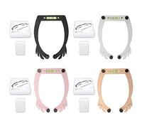 4 set di righelli per il trucco delle sopracciglia, righello pieghevole per la modellatura delle sopracciglia con dispositivo di visualizzazione orizzontale, strumento per la mappa